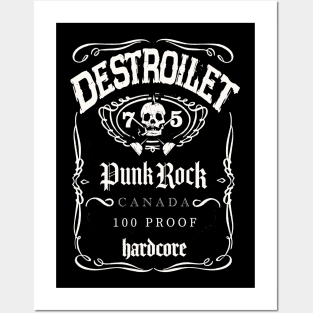 DESTROILET Band JD Brand Posters and Art